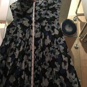 BB Dakota Dresses - Blue Floral Short Dress BB Dakota Dresses - Blue Floral Short Dress